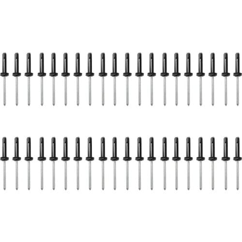 40 Pieces Kayak Rivets Tri Grip Long Rivets Canoe Fishing Boat Raft Deck Kit Kayak Aluminum Rivets