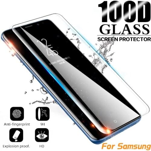 Tempered Glass For Samsung S21 Plus Ultra Screen Protector S10 E S9 S8 5G S20 Glass Note 8 9 10 20 S 10 9 8 21 Full Cover Film