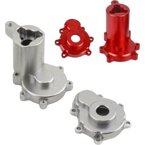 RCTOYFUN For 1/10 RC Climbing Car Redcat GEN8 Accessories Red Cat Scout II Metal Rear Outer Door Frame Axle Cup Holder Shell