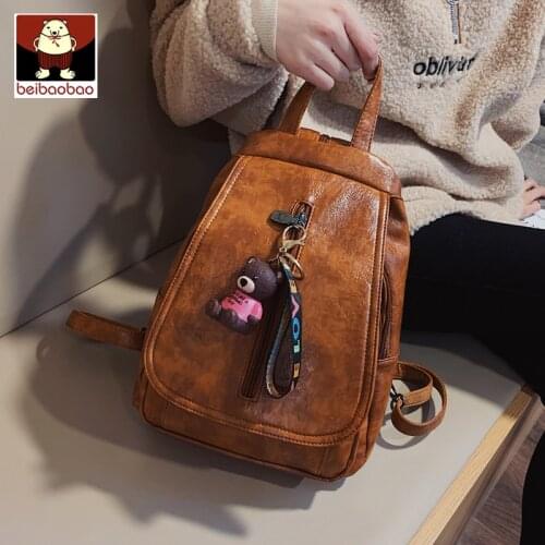 Beibao womens autumn 2020 new fashion Korean fashion versatile multi-functional backpack Single Shoulder Handbag x