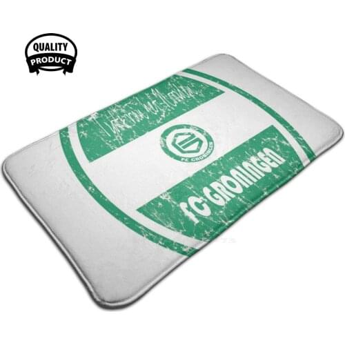 Eredivisie - Groningen ( Distressed ) 3D Household Goods Mat Rug Carpet Foot Pad Football Eredivisie Groningen Trots Van Het