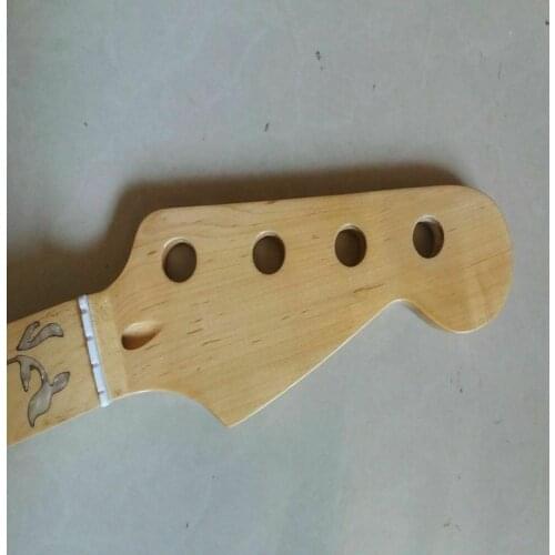 Personality Fretless Maple Wood 24 Fret For Electric Bass Neck Parts