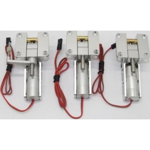 JP Retracting seat metal electric landing gear set traction wheel brake for Less than 4KG fixed-wing aircraft