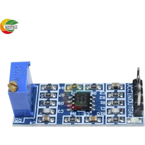 LM358 100 Times Gain Signal Amplification Amplifier Operational Amplifier Module Directly Input Output Signal 5V-12V