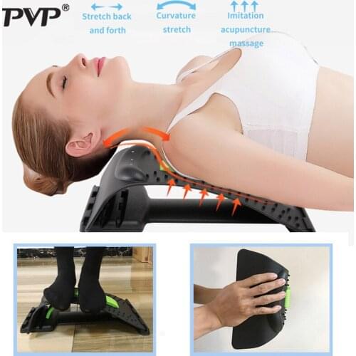 VIP dropshipping) Magic Massage Stretch Equipment Neck Massager Stretcher Tool Fitness Cervical spine Support Relaxation