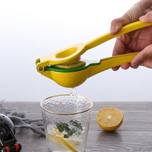 Metal Lemon Squeezer Hend Held Juicer Double Bowl Lemon Lime Squeezer Manual Orange Citrus Press Juicer Squeeze Kitchen Tools