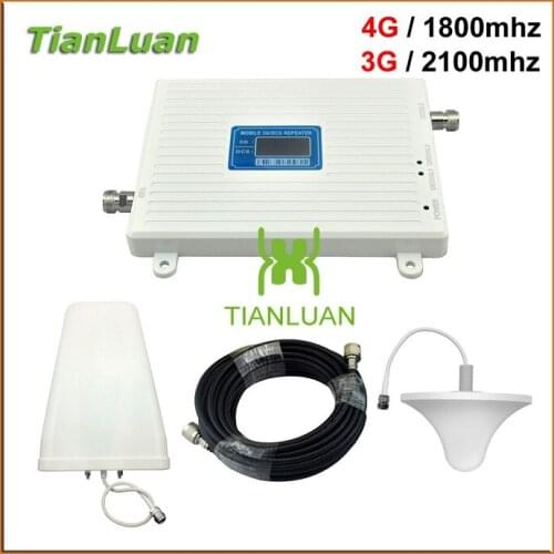 Tianluan new products offer 1800 2100mhz mobile phne signal repeater enhancement