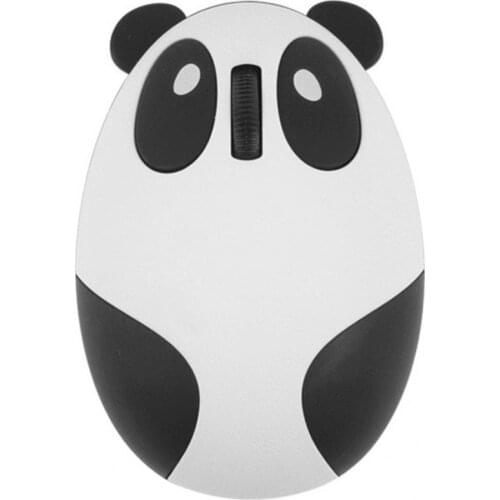 Portable Mini 2.4G 1200DPI Panda Sensitive Mouse Low Power Consumption Office Mouse Sensitive for PC