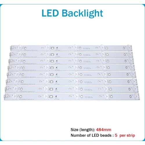 LED Backlight strip 50D2700 50HR330M05A0 V2 for TCL 50FS3800 50FA3213 TOSHIBA 55L510U18 LVF500AU0T E4 4C-LB500T-YH2