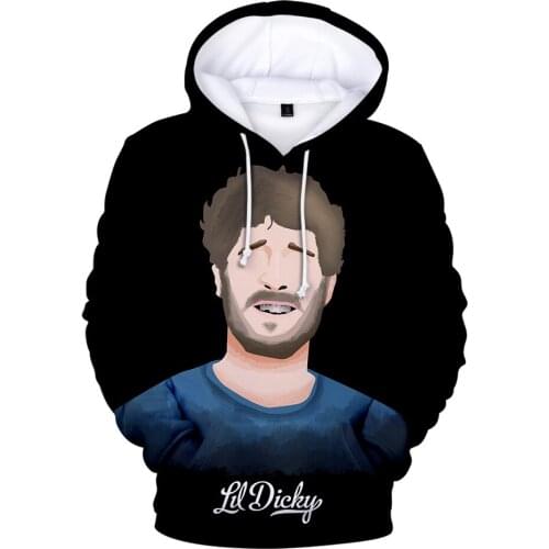 Lil Dicky 3D Hoodies New Men Women Fashion Handsome Stlye Sweatshirt 3D Print Lil Dicky Hoodies Casual Sports Mens Hooded