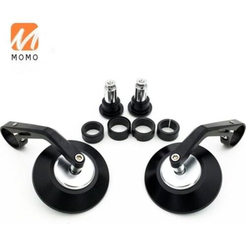 Universal Motorcycle Motorbike Scooters Rearview 7/8" Round Bar End Side Mirrors