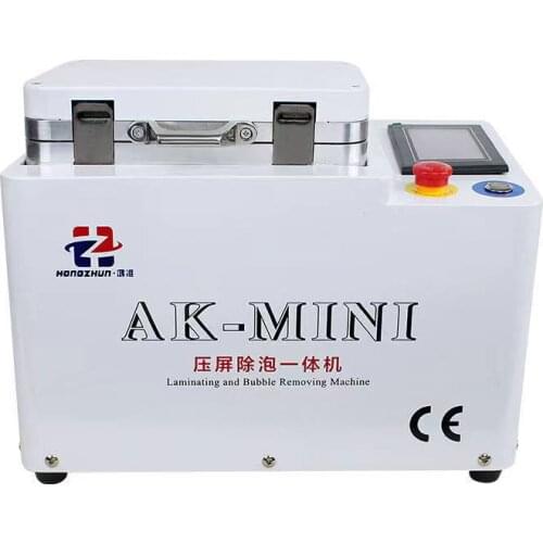 HongZhun Small AK-MINI Vacuum OCA Lamination Machine and Bubbles Removing Machine for iPhone Samsung Glass Touch Screen Repair