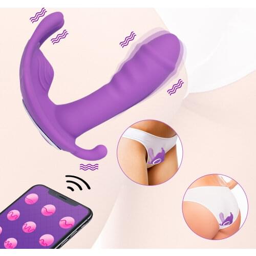 APP Remote Control Wearable Vibrator Dildo Vibrator for Womens G-spot Clitoris Invisible Butterfly Panties Vibrating Egg SexToys