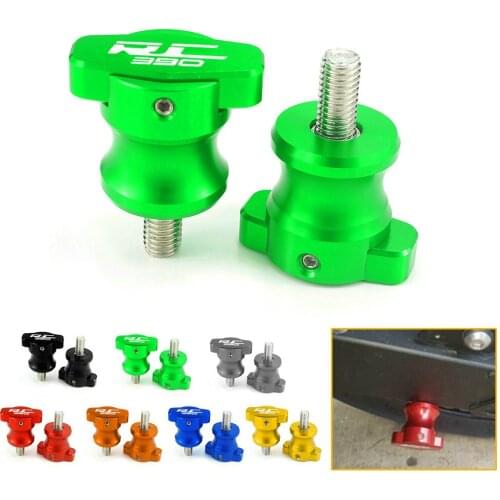 SMOK CNC Aluminum Alloy Swingarm Stand Screws For KTM RC390 rc 390 Swingarm Spools Slider Swing Arm Stand Screw
