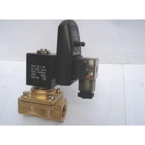 1 inch " PU220 Series Air Water Gas Oil Solenoid Valve with timer