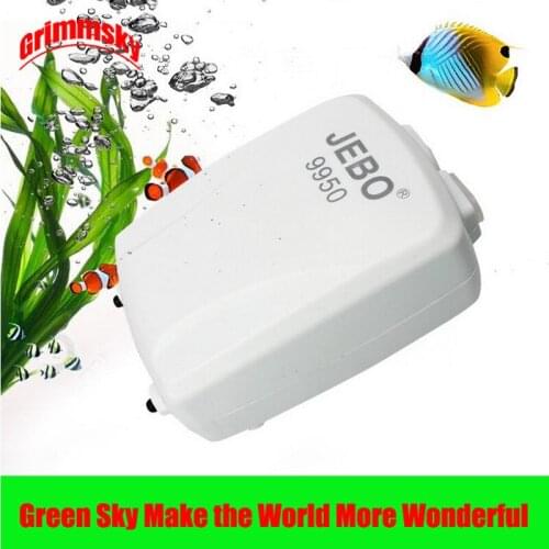 2W 2*2.5L/Min Double Air Outlet Outdoor Fishing Fish Tank Oxygen Increasing Noiseless USB Air Pump