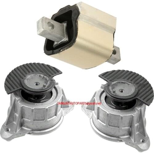 3PCS Engine Motor Mount Fit MERCEDES-BENZ E400 2014-2017 E350 C350 2042400917 2122400418