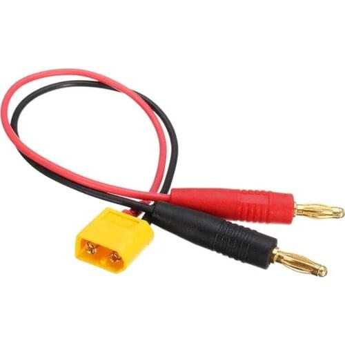 3PCS XT60 Connector to Banana Plug Battery Connectors Charger Cable 20cm