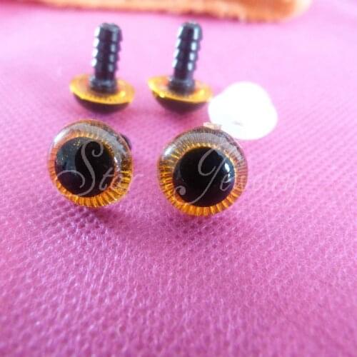 300pcs toy acessories 12mm new gold toy safety eyes with white washer