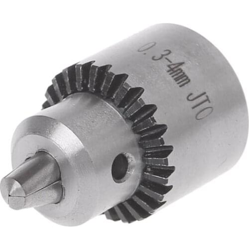 4x Micro Motor Drill Chuck Clamp 0.3-4mm With Key 3.17mm Shaft Connecting Rod