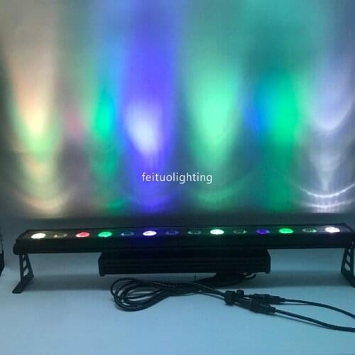 5pcs/lot flycase Bar Stage Waterproof Linear Light Wall Washer 14x15w RGBWA UV 6IN1 IP65 Lyre Dot Effect DMX DJ Party Disco Lamp