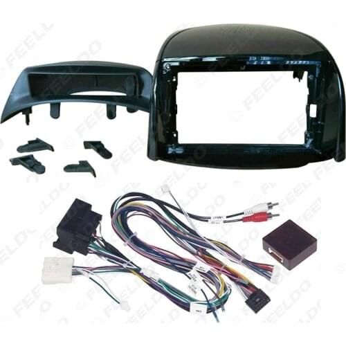 Car 2Din Audio Face Plate Fascia Frame For Renault Koleos 2007-2016 9" Big Screen CD/DVD Player Panel Dash Mount Kit