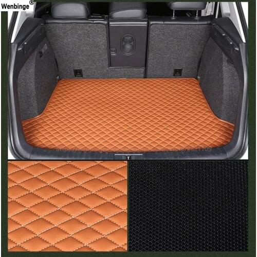Wenbinge car trunk mat For Audi all medels A6L R8 Q3 Q5 Q7 S4 RS TT Quattro A7 A8 A1 A6 A3 A4 A5 custom car cargo liner car pad