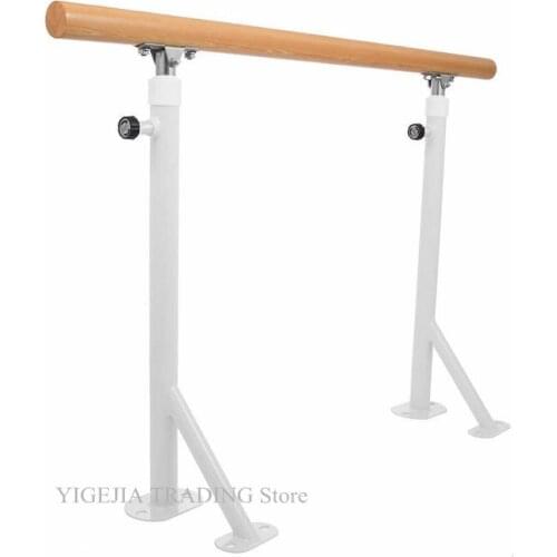 Floor Fixed Dance Bar, Leg Pressing Ballet Barre with 80cm-120cm Height Adjustable, Stable Home Dance Barre, Fitness Bar