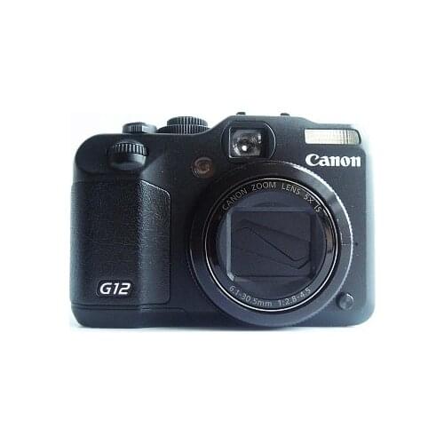 USED Canon PowerShot G12 10.0MP 2.8'Screen 5x Zoom Digital Camera flip screen BLACK