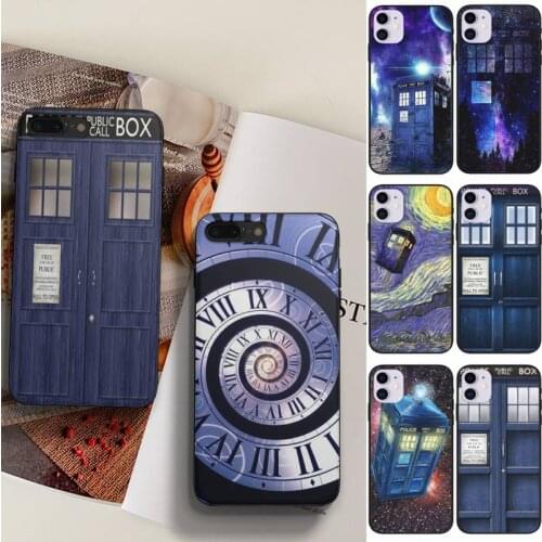Tardis Box Doctor Who Phone Case Fundas Shell Cover For Iphone 6 6s 7 8 Plus Xr X Xs 11 12 13 Mini Pro Max