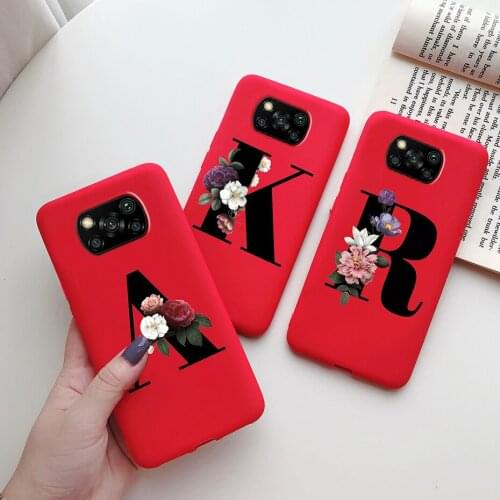 Poco X3 Case For Xiaomi Poco X3 NFC Case Silicone Soft Letter TPU Back Cover For Xiaomi Poco X3 PocoX3 X 3 Pro Phone Cases Funda
