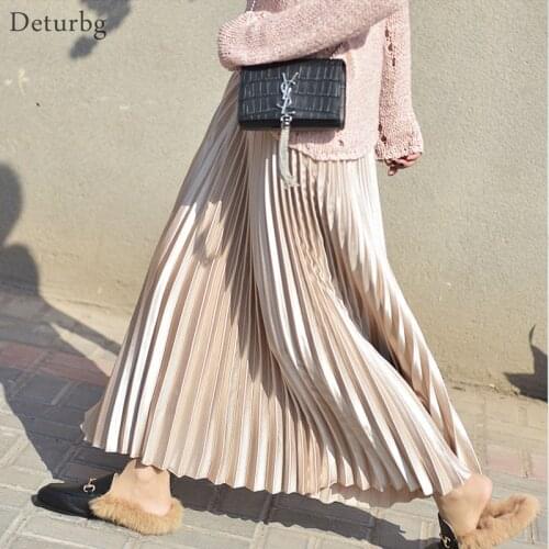 Deturbg Women's Pleated Skirts