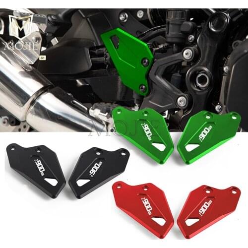 For KAWASAKI Z900RS Z900 RS 2017-2021 Motorcycle Footpeg Pedal Footrest Rear Brake cylinder Heel Plates Guard Cover Protector