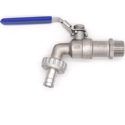 1/2" Stainless Steel 304 Ball Valve Pump Fitting Pipe Fitting Homebrew Hardware