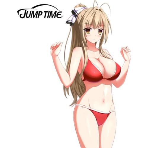 JumpTime 13cm x 7.2cm Cartoon Anime Amagi Brilliant Park Car Sticker Decal Accessories High Quality Waterproof Sunscreen