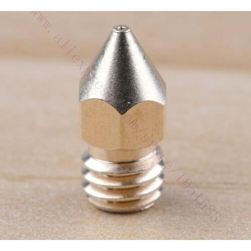 2pcs 3D Printer Accessory Brass Nozzle for Zortrax M200 M300, Afinia H479, H480,3D Printer, 0.2/0.3/0.4/0.5mm