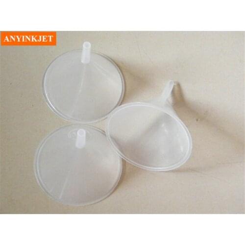 Refillalbe cartridge funnel for wide format printer