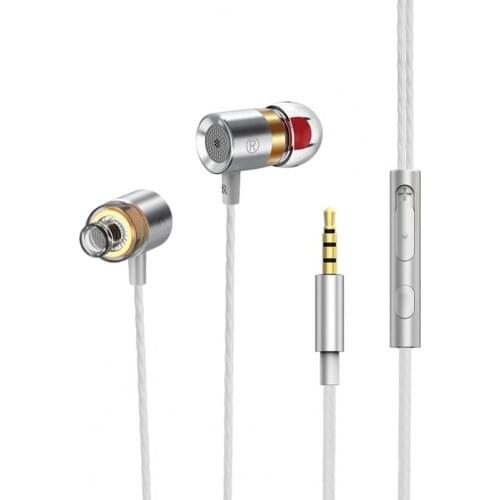 Earbud High Fidelity Metal Mega Bass 3.5mm MIC In-ear Wired Earphone for Outdoor наушники проводные
