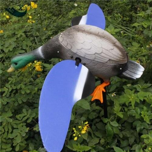 Bulgaria Duck Decoy Wholesale Dc 6V Remote Control Pe Plastic Male Duck Decoy With Magnet Spinning Wings From Xilei