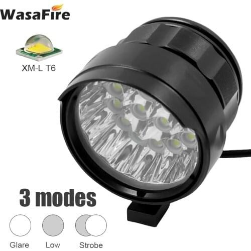 18*XML-T6 LED Bicycle Headlight Front Light 3 Modes Cycling Head Lamp Flashlight luz delantera bicicleta