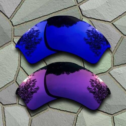 Violet Blue&Purple Sunglasses Polarized Replacement Lenses for Oakley Half Jacket 2.0 XL