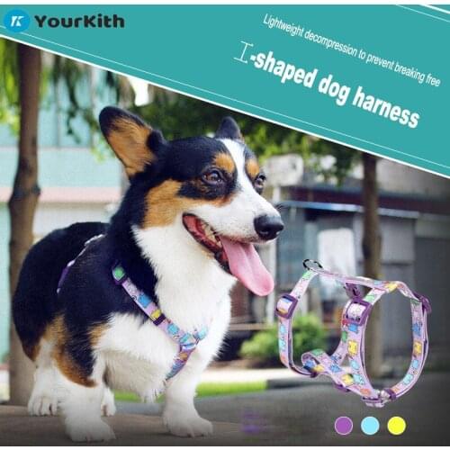 YourKith Dog Harness No Pull Vest Soft Adjustable Safety Nylon Harness For Dog Small Large Running Training French Bulldog