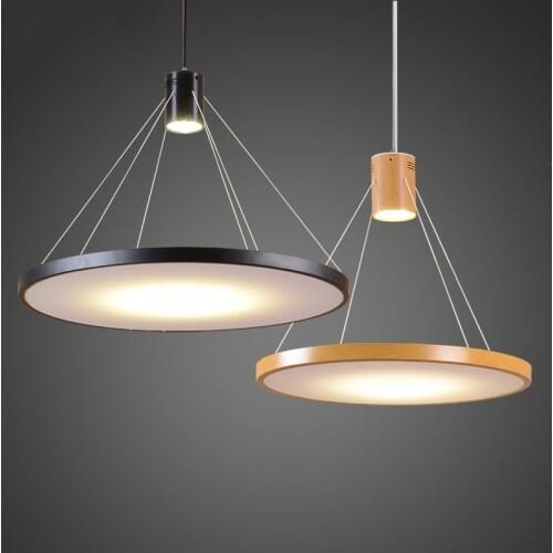 Nordic Minimalist Modern Creative Acryl Chandeliers Iron Living Room Lamps Bedroom Lights Restaurant Round Art Bar Lamp