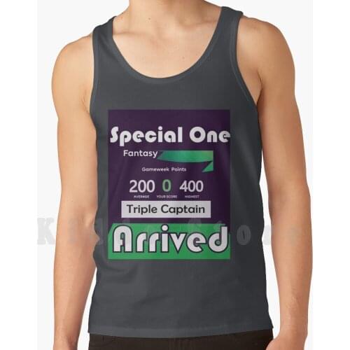 Special One Manager Tank Tops Vest Sleeveless Fantasy Premier Football English Fantasy Special One Specialone