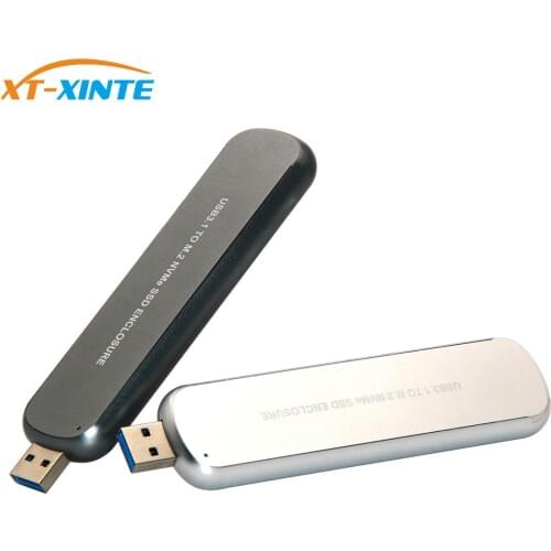 Telescopic External Hard Drive Case M2 SSD Case for NVME Enclosure USB 3.1 to PCIE Hard Disk Case Box for 2242/2260/2280