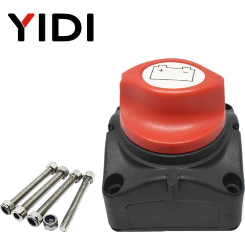 Master Battery Power Kill Off Switch 3position 12-60V 300A Selector Disconnect Isolator Main Switch for Car RV Yacht Boat Marine