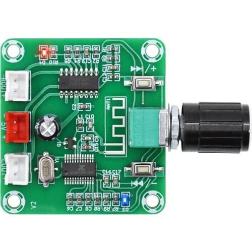XH-A158 PAM8403 Bluetooth 5.0 Audio Amplifier Board Module Power Wireless Dual Channel Stereo 5W+5W Amplificador