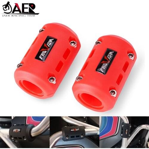 JAER Motorcycle Engine Guard Bumper Protector Block 22/25/28 mm Crash Bar for BMW R1150GS R1200GS ADV R1100GS F800GS F650GS