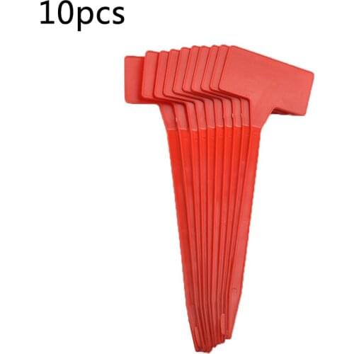 T-Type Gardening Plant Marker Plant Labels Plastic Flowerpot Nursery Garden Stick Random Color Length 27cm 10/20/30/50pcs
