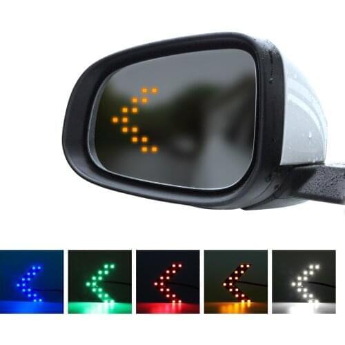 2pcs Car LED Rear Mirror Light for Opel Vauxhall Astra Corsa Vectra Signum Tigra